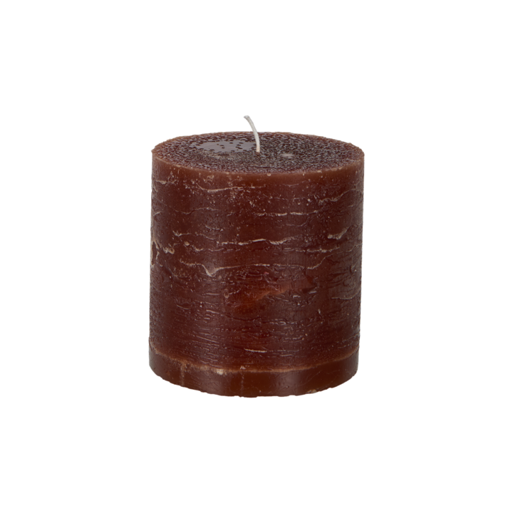 COTE NORD Pillar candle, Brown