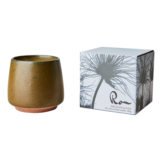 RO Scented candle Mistletoe & wine, Olive green