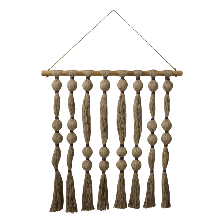 MILLA Wall decoration, Natural/dark red