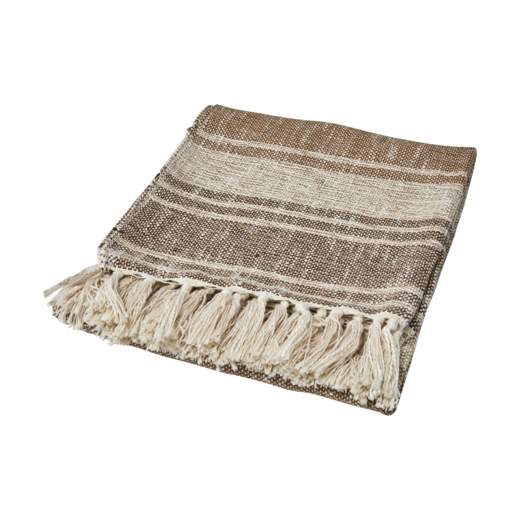 NILLA Blanket, Natural/brown
