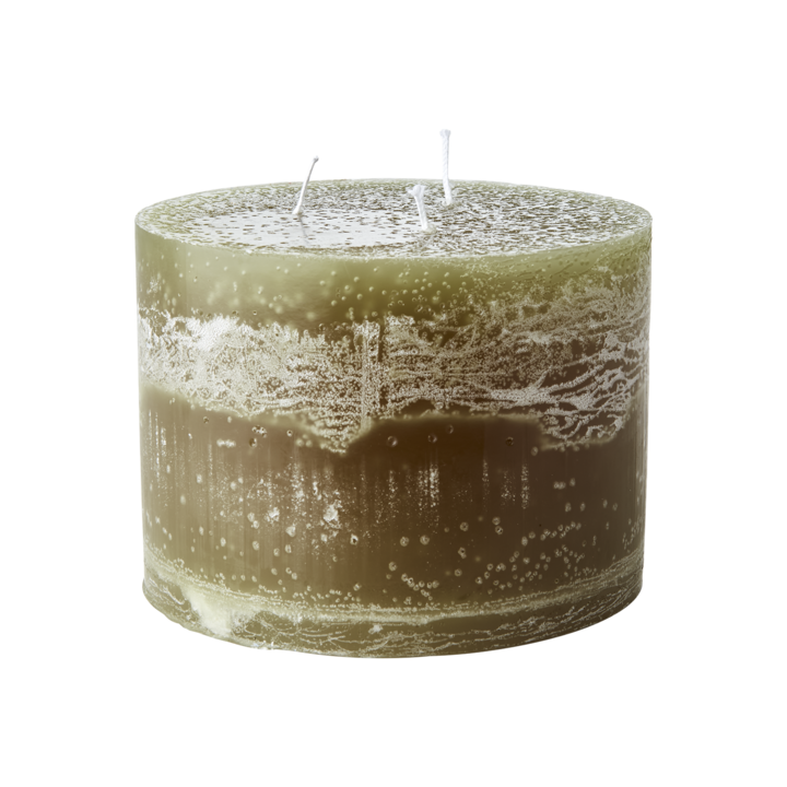 COTE NORD 3-wick candle, Moss green