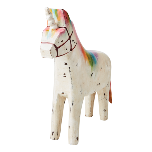 FÅLE Caballo "Unicorn in colour", Blanco