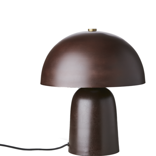 FUNGI Table lamp M, Rusty brown