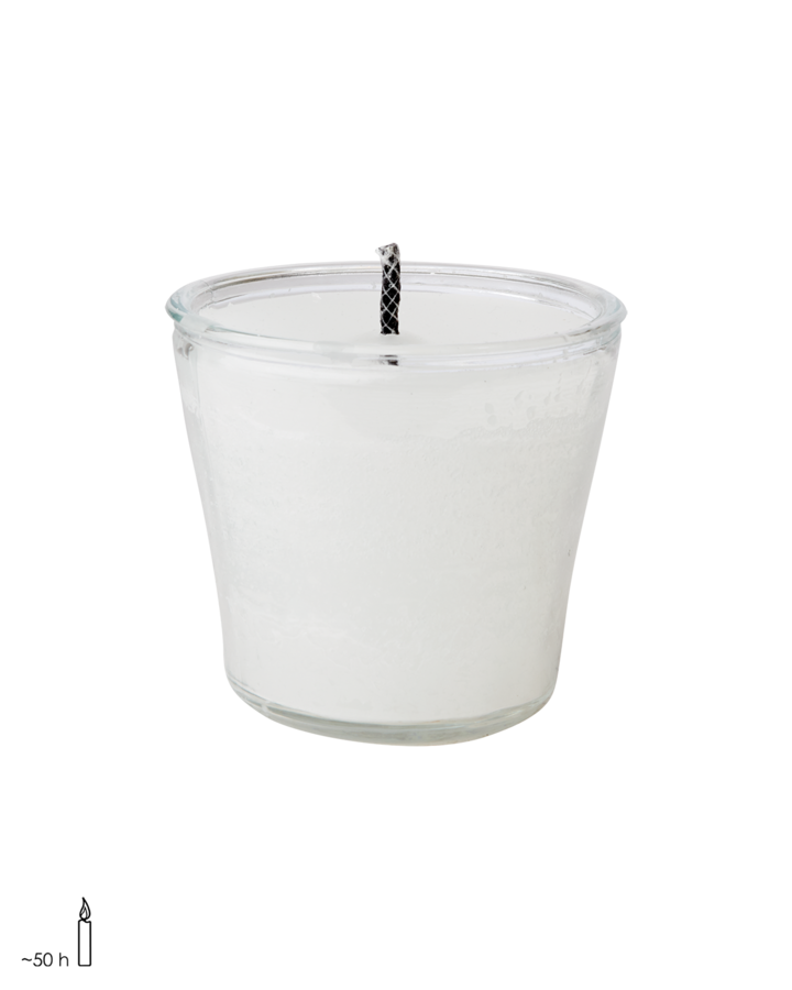 EVENT Vase with outdoor candle M, Clear/white