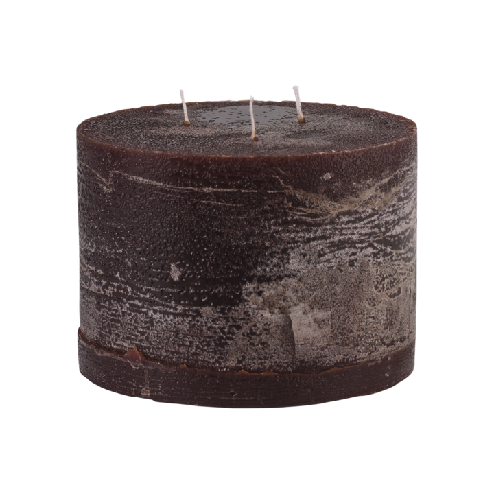 COTE NORD 3-wick candle, Brown