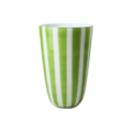 CIRCUS Vase L, Green/white