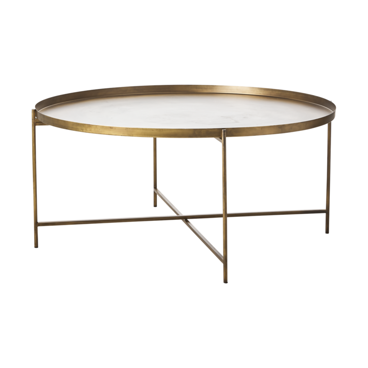 THOMAS Table, Brass colour