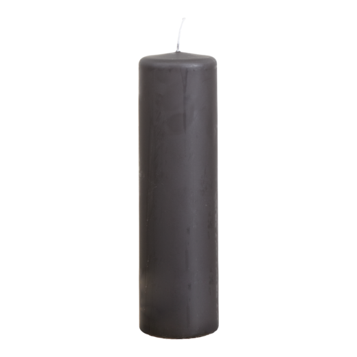 SKYLINE Pillar candle, Carbon grey