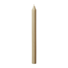 RUSTIC Taper candle, Khaki