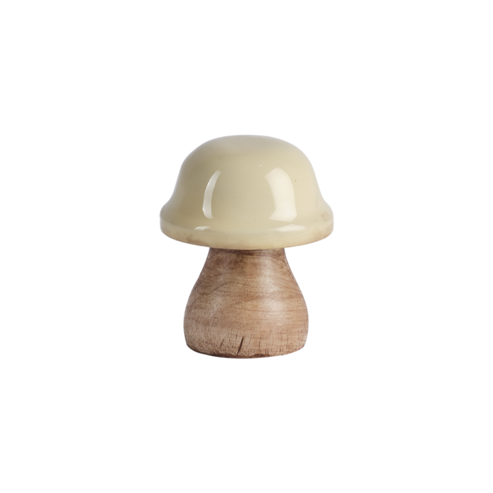 TIM Decoration mushroom, Ivory/natural