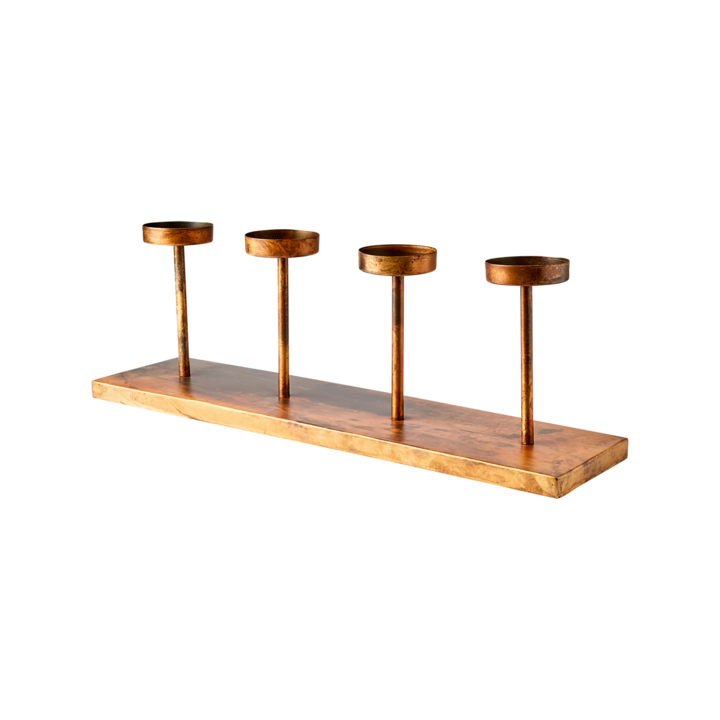 THOMAS Candle holder, Brass colour