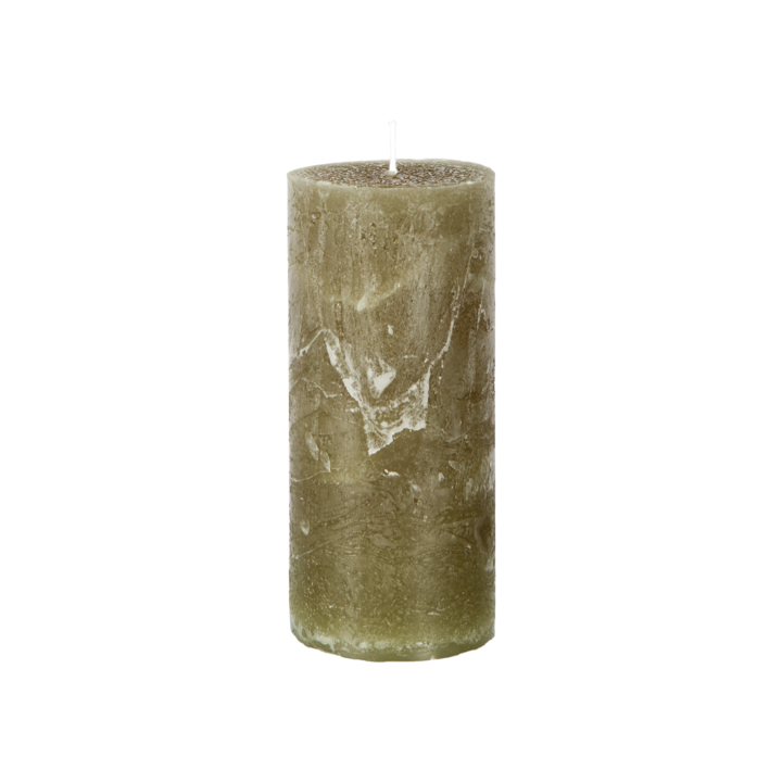 COTE NORD Stumpenkerze, Moosgrün