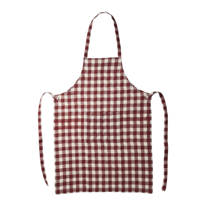 INGRID Apron, Red/white