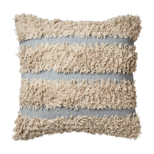 MINNA Cushion cover, Light blue/natural