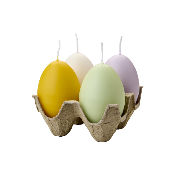 EGG CANDLES Hönsägg, 4-pack, Flerfärgad
