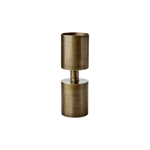 MUNO Candle holder M, Brass colour