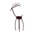 OH DEER Tea light holder S, Burgundy