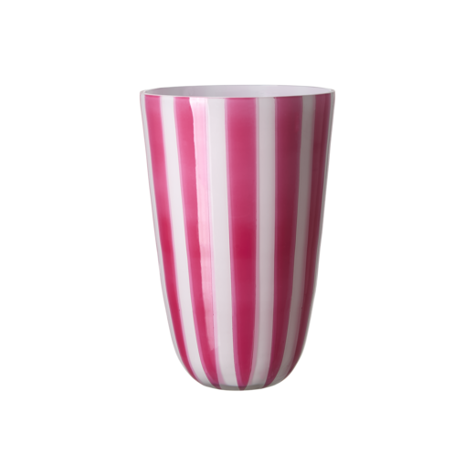 CIRCUS Vase, Pink/white