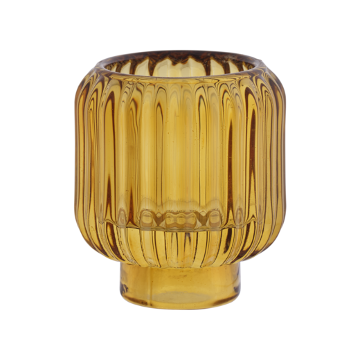 DAISY Candle holder, Amber