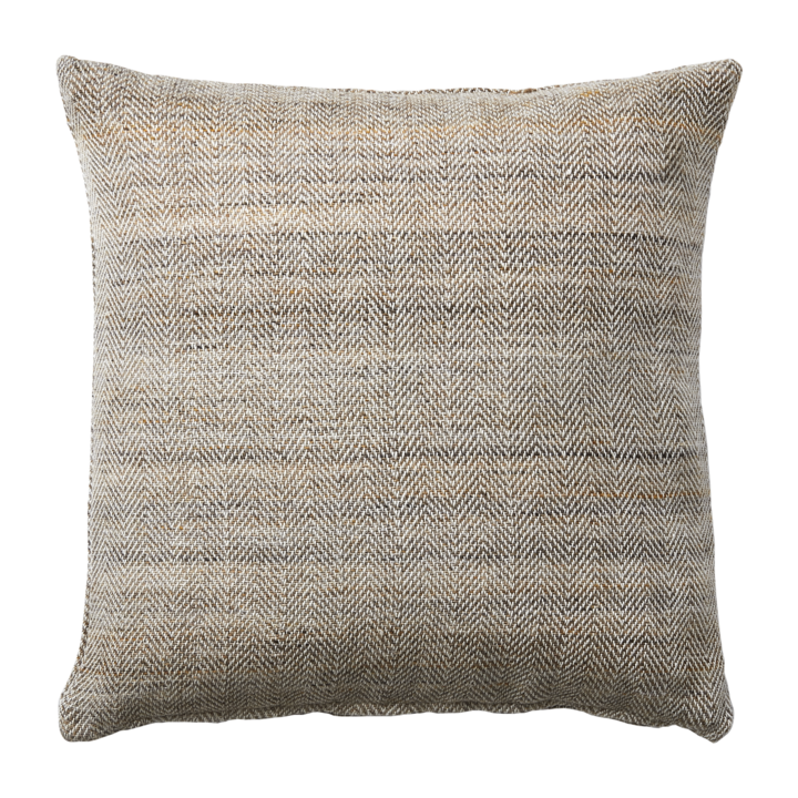 PETRA Cushion cover, Beige/mustard/ivory