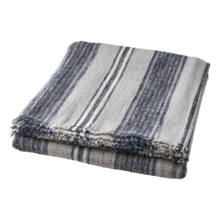 HILDA Blanket/tablecloth, Grey/blue