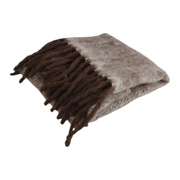 FRASSE Plaid, Marron
