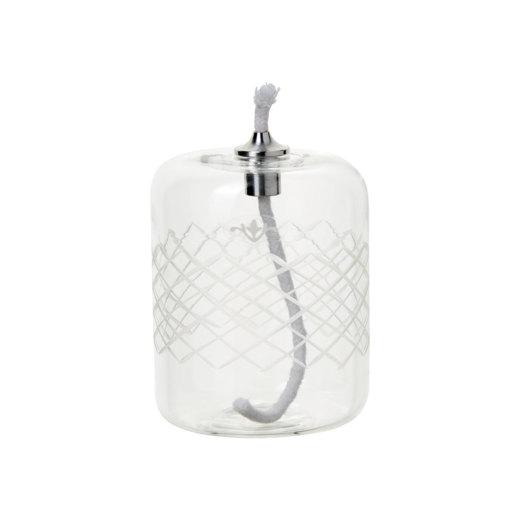 KLING Glass oil candle S, Clear