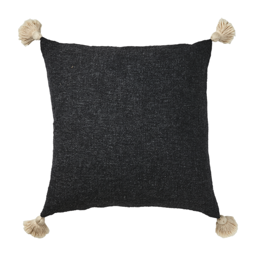 LOLLY Cushion cover, Midnight blue/natural