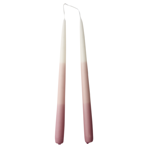 COLOURED TAPER Taper candle, Pink