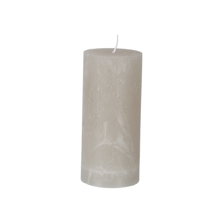 COTE NORD Pillar candle, Light grey