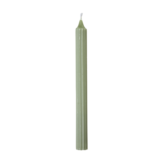COLOURED TAPER Taper candle, Green