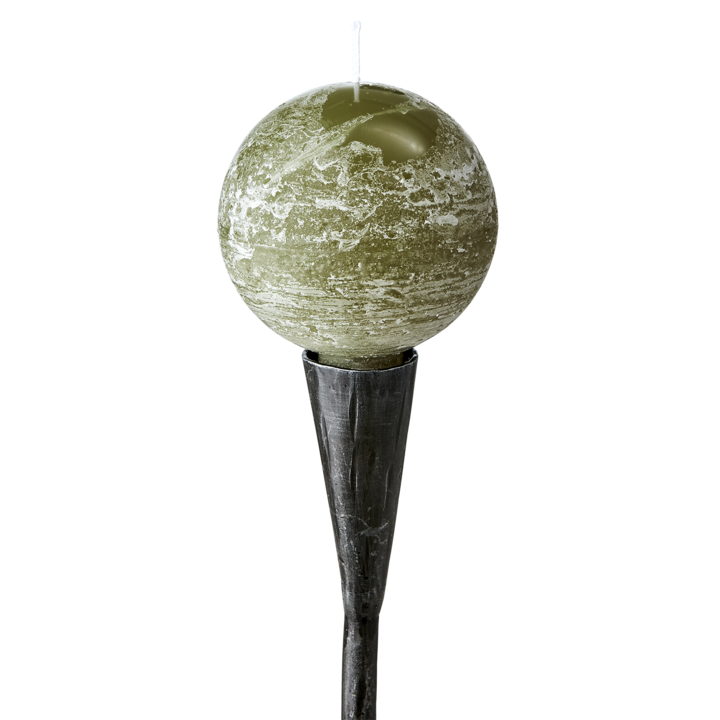 COTE NORD Ball candle M, Moss green