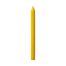 RUSTIC Taper candle, Lemon