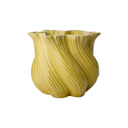 TWIST Vase, Yellow