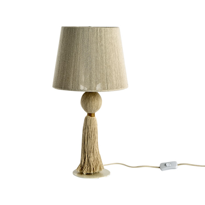 MILLA Lampe de Table M, Nature/marron