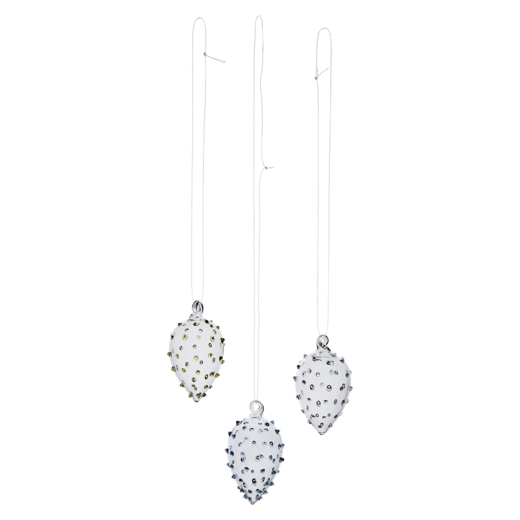 BUNNY Easter decoration, 3-pack, Pink/yellow/blue