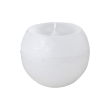 COTE NORD Ball candle S, White
