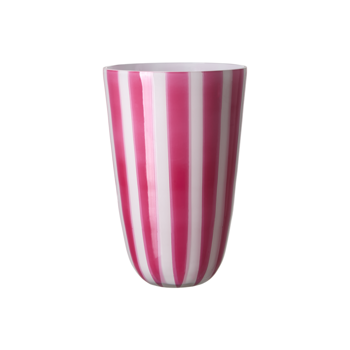 CIRCUS Vase, Pink/white