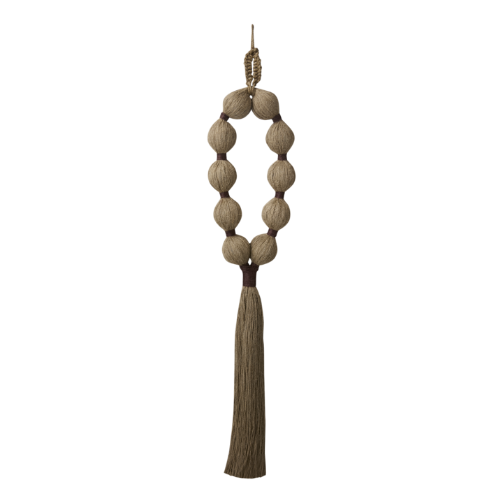 MILLA Wall decoration, Natural/dark red