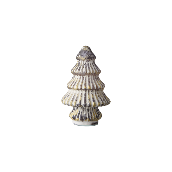 ALLY Deko-Tanne S, Braun/weiß