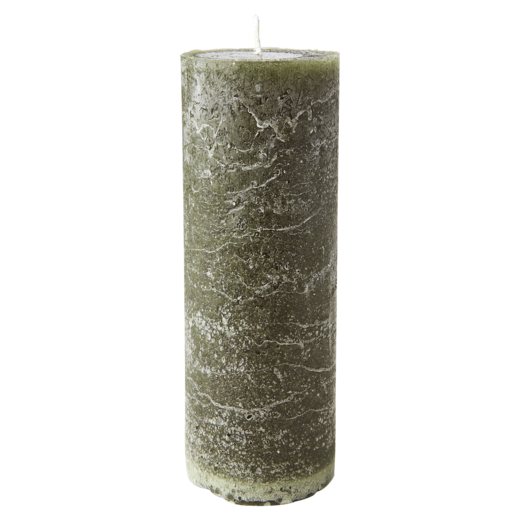 COTE NORD Pillar candle, Classic green