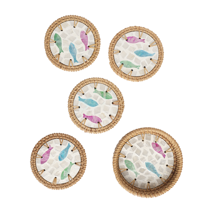 SUNNY Posavasos, Natural/multicolores