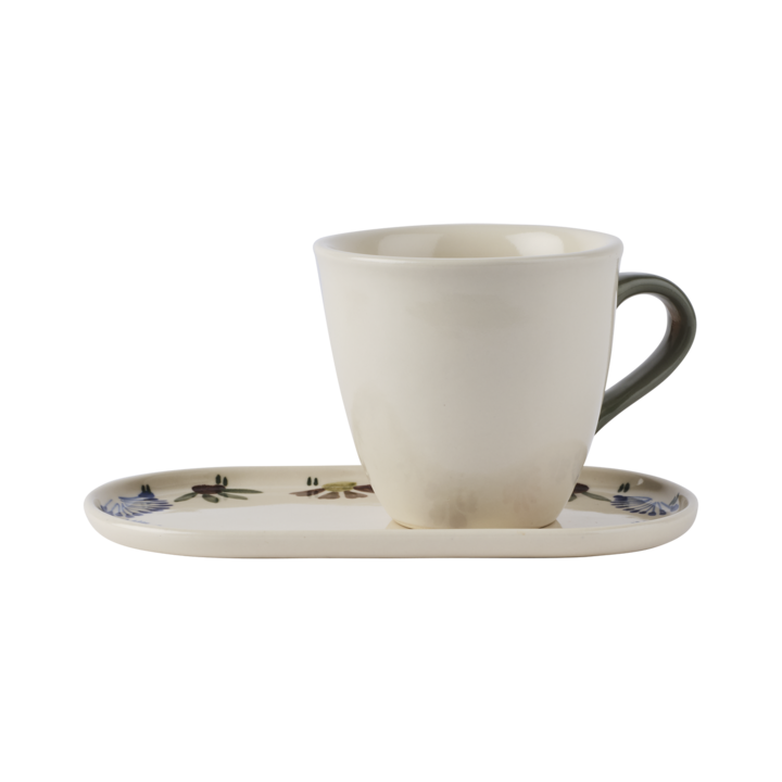 ANNABELLE Cup and plate, Multi colour