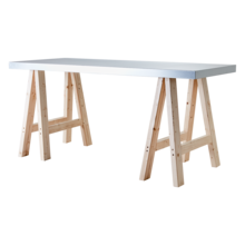 MAX Table, Nature/argenté