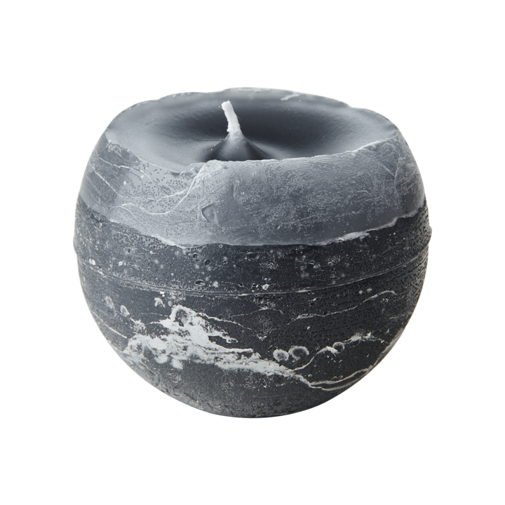 COTE NORD Ball candle S, Grey