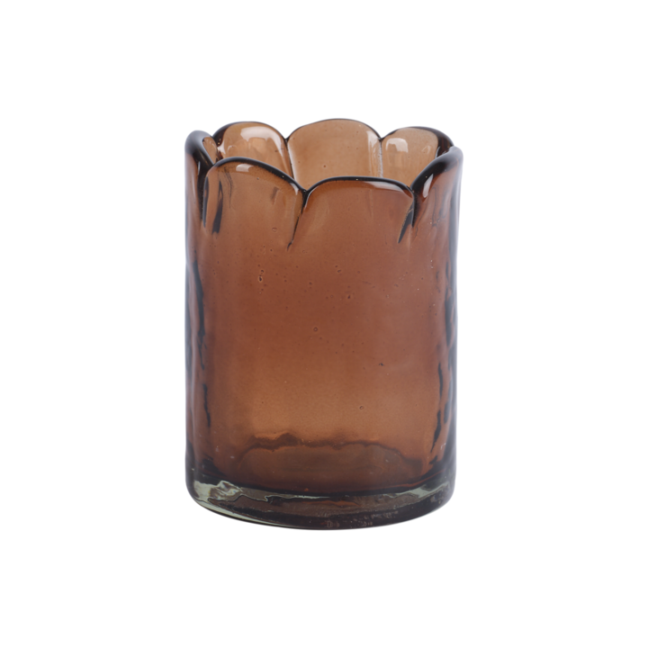 WAVE Tea light holder, Orange