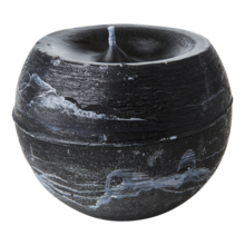 COTE NORD Ball candle M, Black
