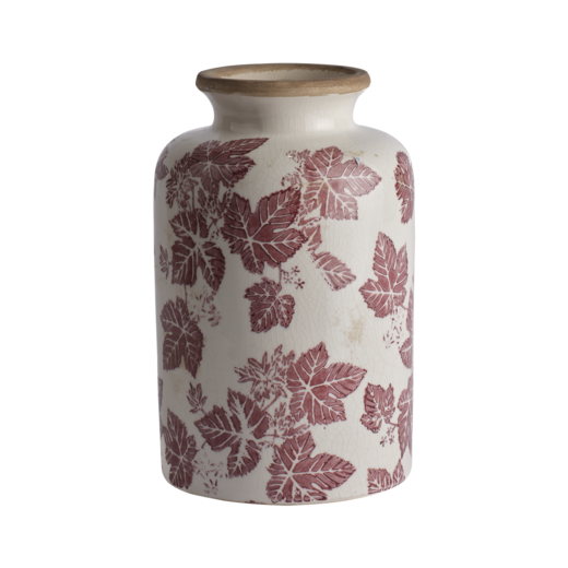 AUTUMN Vase, Burgunder