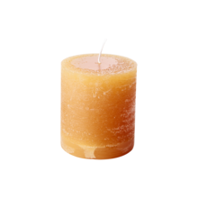 COTE NORD Pillar candle, Ocra