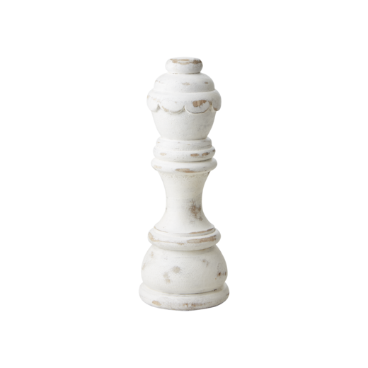 CHESS Decorative chess piece, White